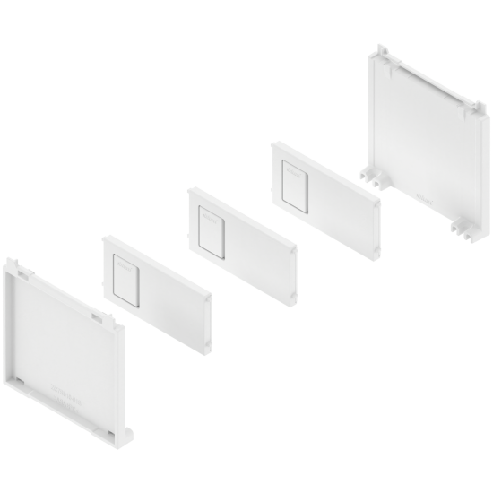 AMBIA-LINE Set pentru sticle, pentru LEGRABOX/MERIVOBOX, alb-mătase mat