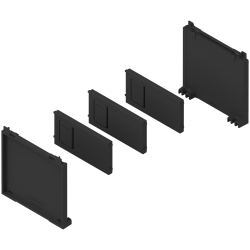 AMBIA-LINE Set pentru sticle, de la Lăţime corp 150 mm, pentru LEGRABOX/MERIVOBOX, negru-carbon mat
