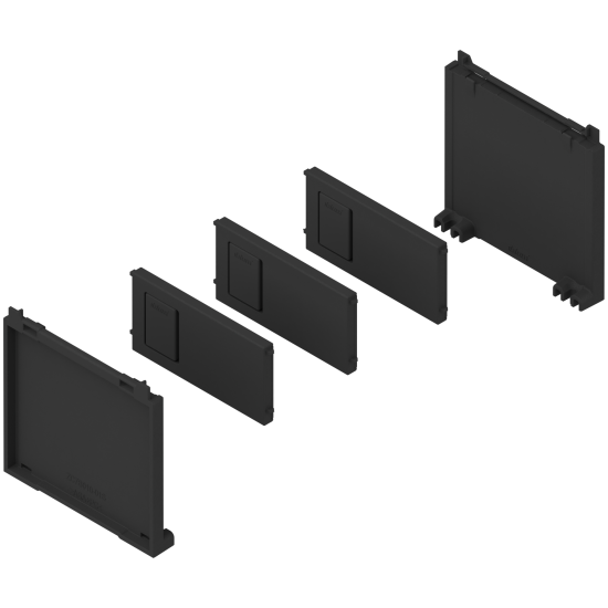 AMBIA-LINE Set pentru sticle, de la Lăţime corp 150 mm, pentru LEGRABOX/MERIVOBOX, negru-carbon mat