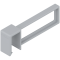 ORGA-LINE Separator longitudinal pentru traversă, pentru TANDEMBOX antaro, gri-aluminiu