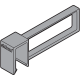 ORGA-LINE Separator longitudinal pentru traversă, pentru TANDEMBOX antaro, gri-aluminiu