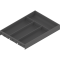 AMBIA-LINE Organizator pt tacâmuri, pentru LEGRABOX/MERIVOBOX Sertar, Plastic/oţel, 4 Compartimente pt tacâmuri, NL=450 mm, Lăţime=300 mm, gri-orion mat