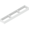 AMBIA-LINE Ramă, pentru LEGRABOX/MERIVOBOX Sertar, Oţel, NL=600 mm, Lăţime=100 mm, alb-mătase mat