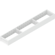 AMBIA-LINE Ramă, pentru LEGRABOX/MERIVOBOX Sertar, Oţel, NL=600 mm, Lăţime=100 mm, alb-mătase mat