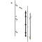 Uşă dublă, Suport balama set, pentru Înălţime pocket 1807–1956 mm, dreapta, zincat