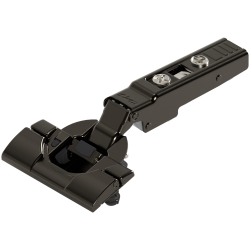 CLIP top BLUMOTION Balama standard 110° Special, Uşă aplicată, Oală: INSERTA, negru onix