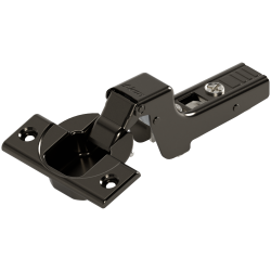 CLIP top Balama standard 110°，Uşă încadrată, fără arc, Oală: şuruburi, negru onix
