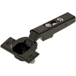 CLIP top Balama standard 110°，Uşă aplicată, fără arc, Oală: presare, negru onix