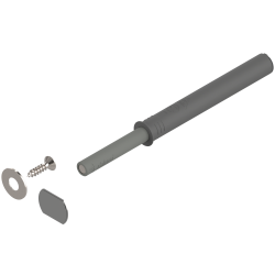Unitate TIP-ON pentru uşi (set), Versiune lungă, cu magnet, R7036 gri platină