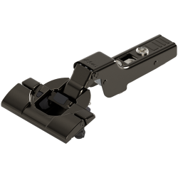 CLIP top BLUMOTION Balama standard 110°, Uşă semiaplicată, Oală: INSERTA, negru onix