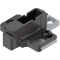 CLIP Plăcuţă de montaj, în cruce, 9 mm, Zinc, destinat înșurubării pentru euroșuruburi, negru onix