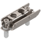 CLIP Plăcuţă de montaj, dreaptă, 3 mm, oţel, EXPANDO (şuruburi speciale cu dibluri crestate, premontate), reglaj pe înălţime: Excentric, nichelat