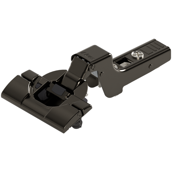 CLIP top BLUMOTION Balama standard 110°, Uşă încadrată, Oală: INSERTA, negru onix