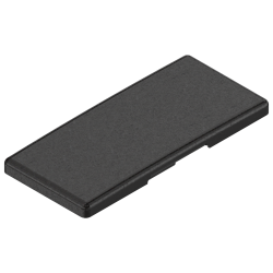 Capac acoperire - balama, neimprimate, negru onix