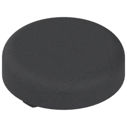 Capac de acoperire oală pt balama de uşă din sticlă , rotund, negru
