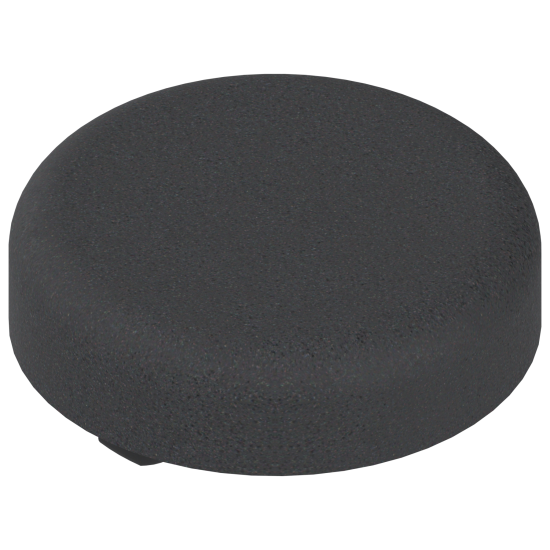 Capac de acoperire oală pt balama de uşă din sticlă , rotund, negru