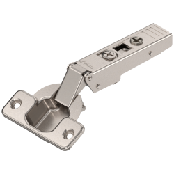 CLIP top Balama standard 120°, Uşă aplicată, fără arc, Oală: şuruburi, nichelat