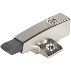 BLUMOTION în plăcuţă de adaptare, în cruce (37/32), oţel / zinc / plastic, Înălţime constructivă: 25 mm, nichelat