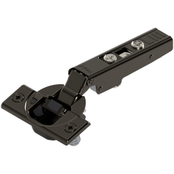 CLIP top BLUMOTION Balama standard 110°, Uşă aplicată, Oală: presare, negru onix