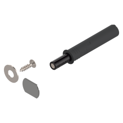 TIP-ON pentru uşi (set), Versiune scurtă, cu magnet, negru-carbon