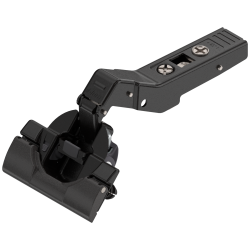CLIP top BLUMOTION Balama de unghi 45° I, semiaplicată, Oală: INSERTA, negru onix