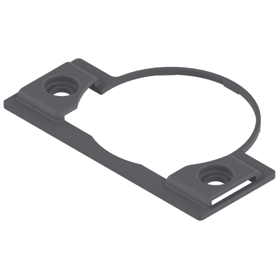 Distanţă oală pentru CLIP top BLUMOTION, Versiune cu şuruburi, Grosime distanţier: 1.5 mm, R7037 gri închis