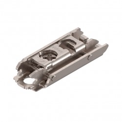 Plăcuță montaj balama, Clip, dreaptă, 0 mm, șuruburi, excentric, Blum