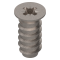 euro-şurub, cap înecat, Ø6 mm, Lungime nominală: 13 mm, nichelat