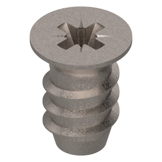 euro-şurub, cap înecat, Ø6 mm, lungime totală (incl. cap): 10 mm, nichelat