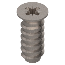 euro-şurub, cap înecat, Ø6 mm, Lungime nominală: 14.5 mm, nichelat