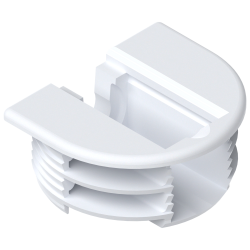 Carcase de demontabili, Plastic, de montat prin presare, alb
