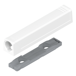 Plăcuţă de adaptare TIP-ON pentru uşi, Versiune lungă, dreaptă, Şuruburi, în culoare 