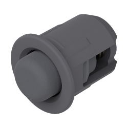 Distanţier Blum cu arc, Ø 8 mm, Fantă front 2.6 mm, găurire, Înălţime: 2.1 mm, R7037 gri închis