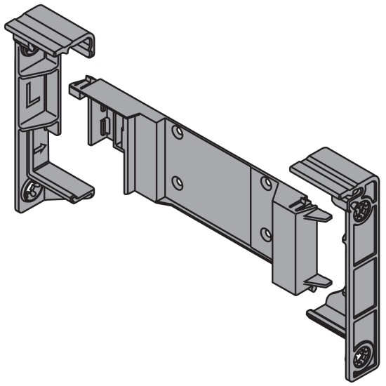 Suport profil portant SERVO-DRIVE, R7037 gri închis