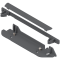 Suport profil portant SERVO-DRIVE vertical, jos/spate + capac de acoperire, R7037 gri închis
