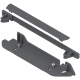 Suport profil portant SERVO-DRIVE vertical, jos/spate + capac de acoperire, R7037 gri închis
