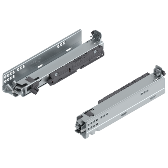 MOVENTO BLUMOTION int./potrivit pentru TOB/potrivit pentru SERVO-DRIVE, Extragere totală, Glisare, 40 kg, NL=270 mm, pt cuplaj, stânga/dreapta, zincat