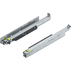 MOVENTO cu TIP-ON, Extragere totală, Glisare, 70 kg, NL=500 mm, pt cuplaj, stânga/dreapta, zincat