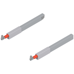 TANDEMBOX Lonjeron (sus), pentru Extragere cu front înalt, NL=270 mm, dreapta+stânga, pentru TANDEMBOX antaro, R9006 gri aluminiu
