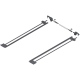 TANDEM Mecanism de stabilizare laterală, NL=600 mm, KB=1400 mm, Extensie totală, pentru debitat, R7037 gri închis