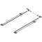 TANDEM Mecanism de stabilizare laterală, NL=750 mm, KB=1400 mm, Extensie totală, pentru debitat, R7037 gri închis