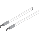TANDEMBOX Lonjeron (sus), pentru Extragere cu front înalt, NL=600 mm, dreapta+stânga, pentru TANDEMBOX antaro, R9006 gri aluminiu
