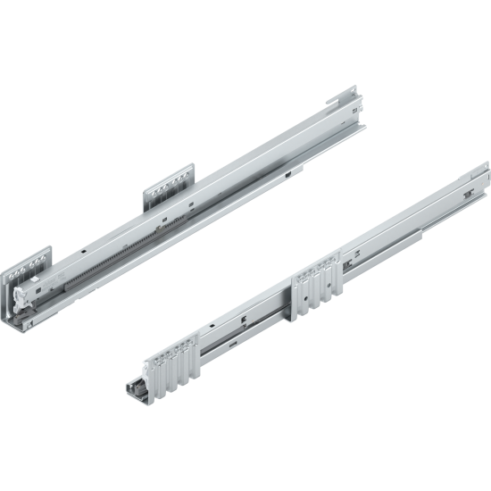 Şină de corp MERIVOBOX, 70 kg, NL=550 mm, dreapta+stânga, zincat