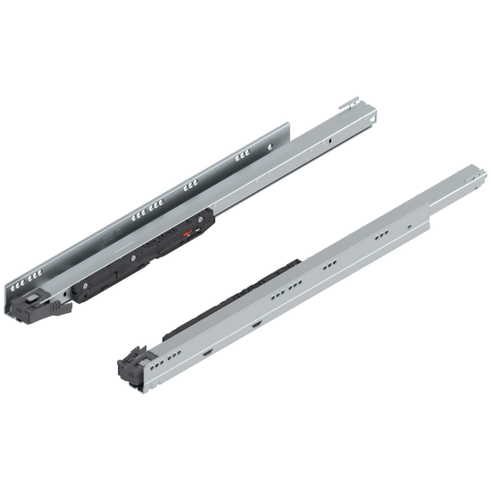 Şina de corp LEGRABOX BLUMOTION int./potrivit pentru TOB/potrivit pentru SERVO-DRIVE, Extragere totală, 70 kg, NL=600 mm, dreapta+stânga, zincat