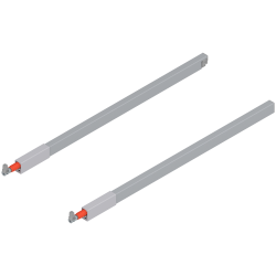 TANDEMBOX Lonjeron (sus), pentru Extragere cu front înalt, NL=550 mm, dreapta+stânga, pentru TANDEMBOX antaro, pentru , R9006 gri aluminiu