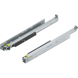 MOVENTO cu TIP-ON, Extragere totală, Glisare, 70 kg, NL=600 mm, pt cuplaj, stânga/dreapta, zincat