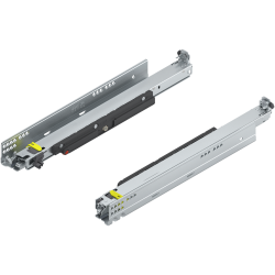 MOVENTO cu TIP-ON, Extragere totală, Glisare, 70 kg, NL=450 mm, pt cuplaj, stânga/dreapta, zincat