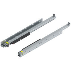 MOVENTO cu TIP-ON, Extragere totală, Glisare, 60 kg, NL=700 mm, pt cuplaj, stânga/dreapta, zincat