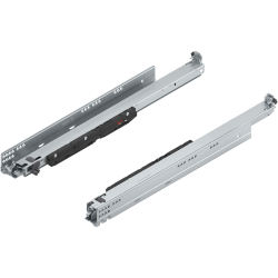 MOVENTO BLUMOTION int./potrivit pentru TOB/potrivit pentru SERVO-DRIVE, Extragere totală, Glisare, 70 kg, NL=550 mm, pt cuplaj, stânga/dreapta, zincat