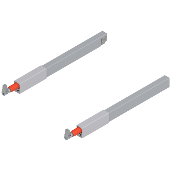 TANDEMBOX Lonjeron (sus), pentru Extragere cu front înalt, NL=300 mm, dreapta+stânga, pentru TANDEMBOX antaro, pentru , R9006 gri aluminiu